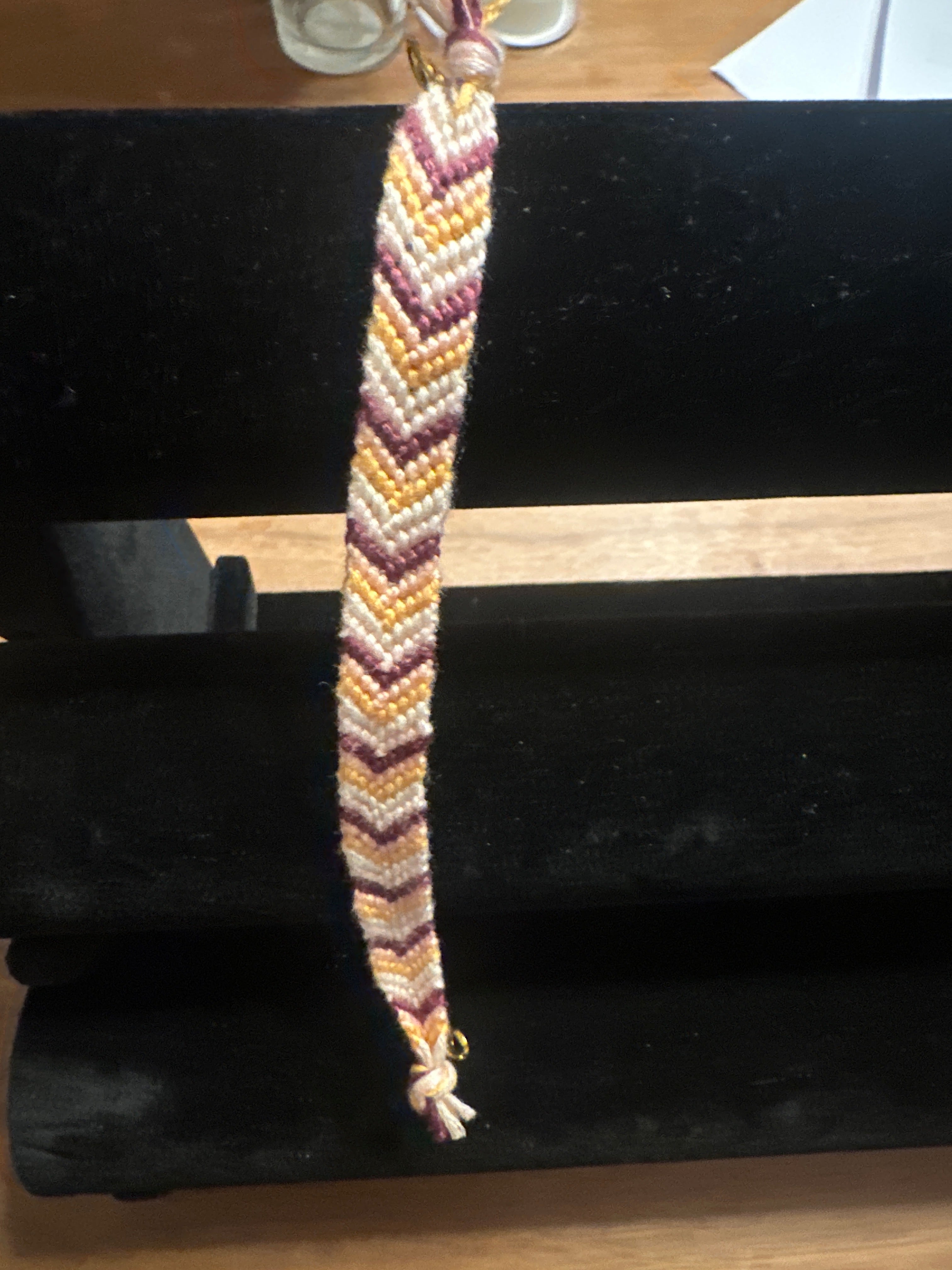 Blush and Berries Chevron Bracelet
