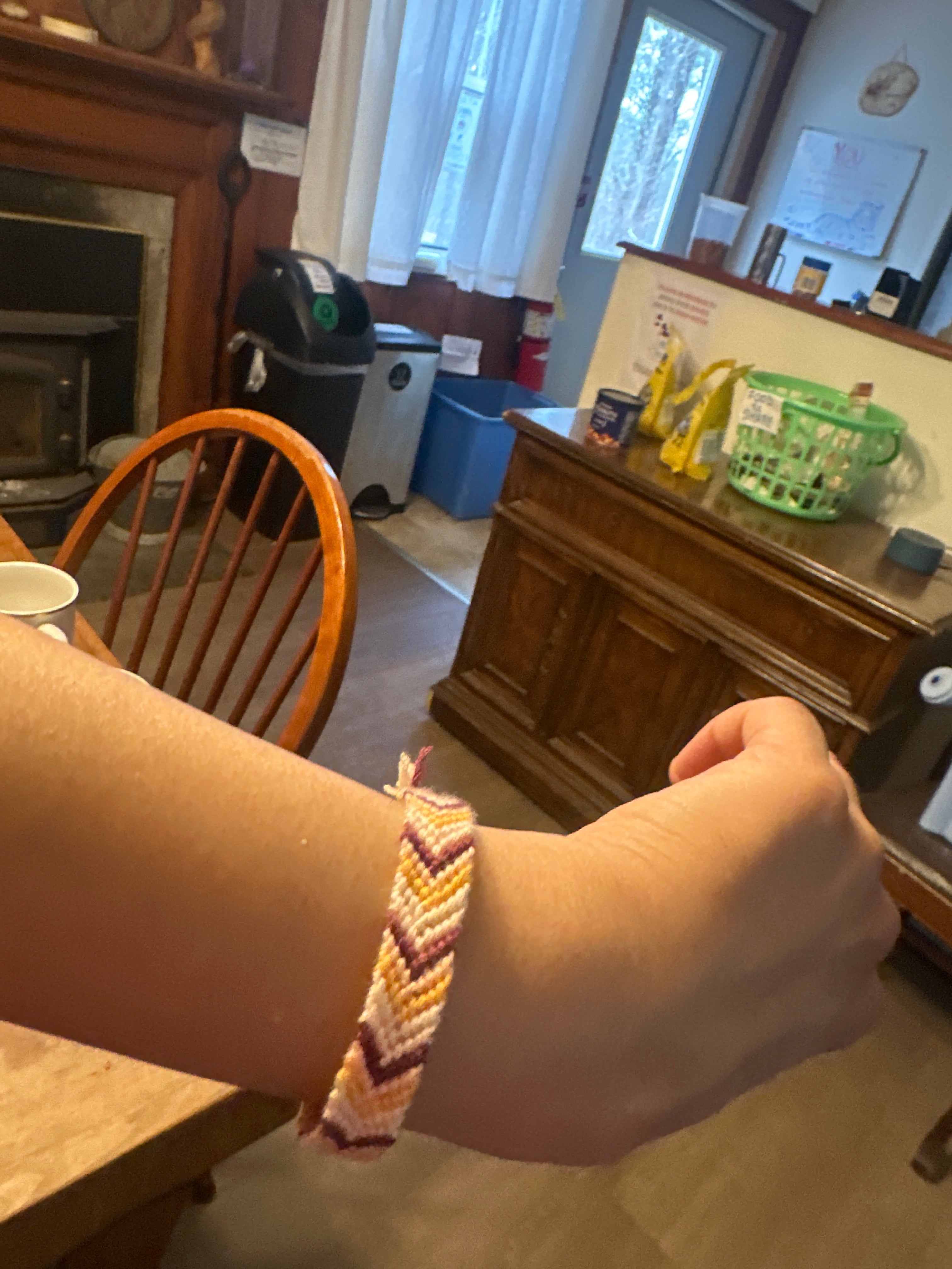 Blush and Berries Chevron Bracelet